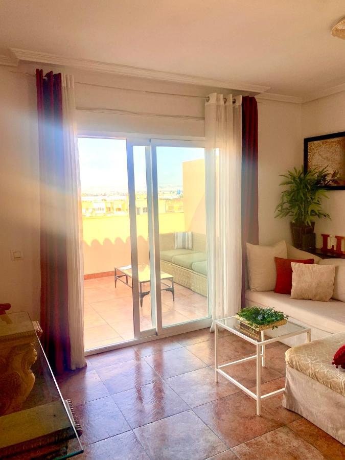 Atico Deluxe Entre Centro Y Playa Salinas Con Terraza, Wifi, Piscina Climatizada, Gym, Sauna Y Garaje -Smart Tv 滨海罗克塔斯 外观 照片